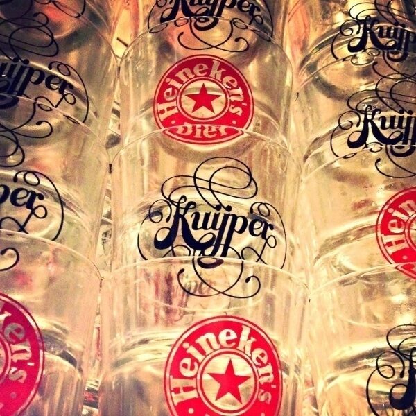 Bierviltjes met het Kuijper-logo